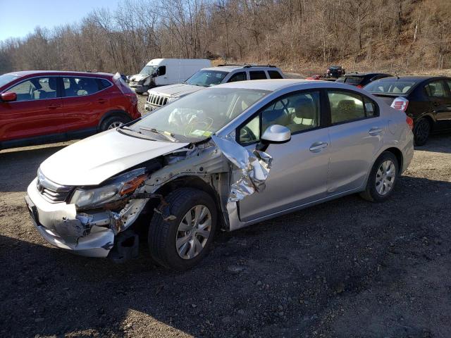 HONDA CIVIC LX 2012 with VIN 19XFB2F56CE349274 - Photo from auction