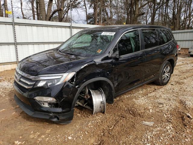 HONDA PILOT EX 2017 with VIN 5FNYF5H33HB029891 - Photo from auction