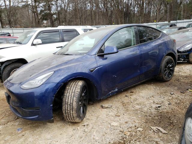 TESLA MODEL Y 2022 with VIN 7SAYGDEE8NF386009 - Photo from auction
