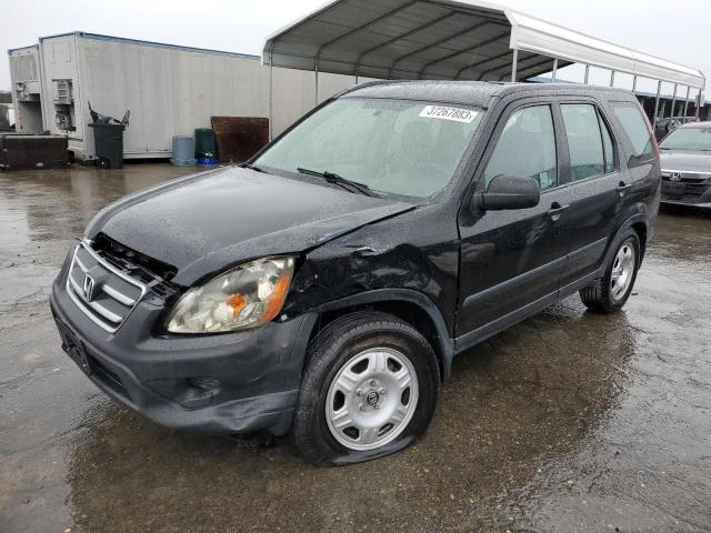 HONDA CR-V LX 2005 with VIN JHLRD68535C007435 - Photo from auction