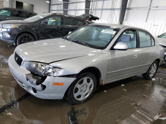 HYUNDAI ELANTRA GL 2002 with VIN KMHDN45D02U283741 - Photo from auction