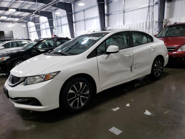 HONDA CIVIC EX 2013 with VIN 2HGFB2F86DH516802 - Photo from auction