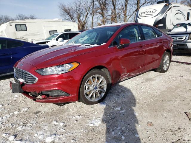 FORD FUSION SE 2017 with VIN 3FA6P0LU6HR385649 - Photo from auction