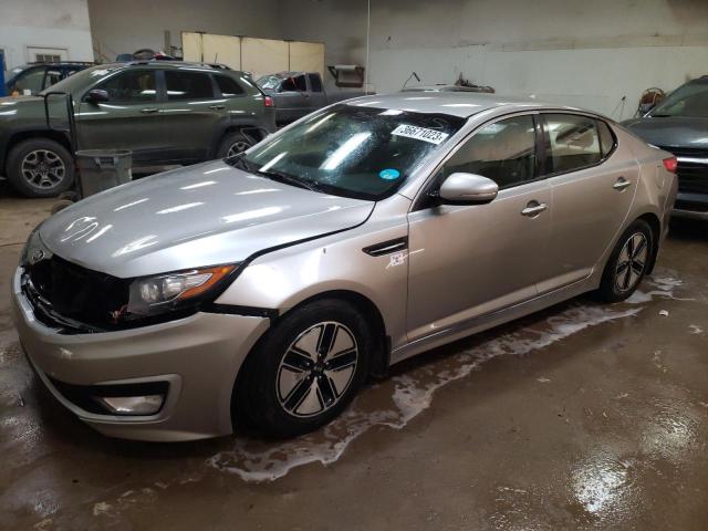 KIA OPTIMA HYB 2013 with VIN KNAGM4AD5D5040026 - Photo from auction