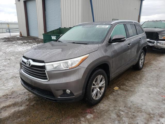TOYOTA HIGHLANDER 2015 with VIN 5TDJKRFH8FS081884 - Photo from auction