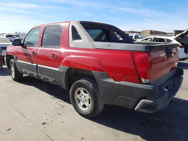 Photo 2 from auction – 2003 CHEVROLET AVALANCHE with VIN 3GNEC13T33G201035