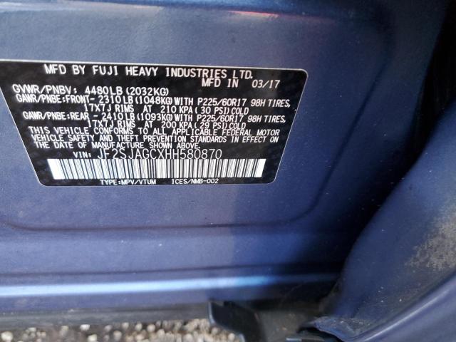 Photo 14 from auction – 2017 SUBARU FORESTER 2 with VIN JF2SJAGCXHH580870