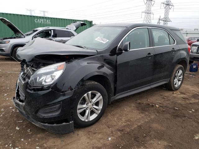 CHEVROLET EQUINOX LS 2017 with VIN 2GNALBEK9H1555893 - Photo from auction