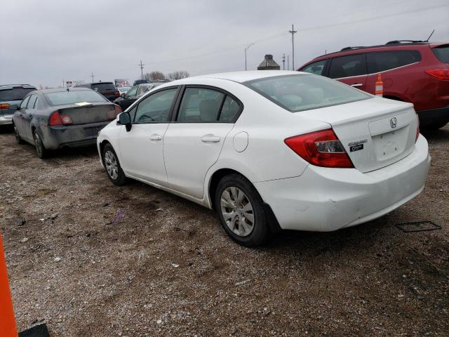 Photo 2 from auction – 2012 HONDA CIVIC LX with VIN 2HGFB2F59CH599338