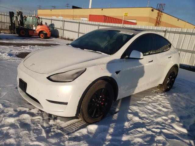 TESLA MODEL Y 2021 with VIN 5YJYGDEE2MF061741 - Photo from auction