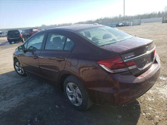 Photo 2 from auction – 2015 HONDA CIVIC LX with VIN 2HGFB2F59FH517659