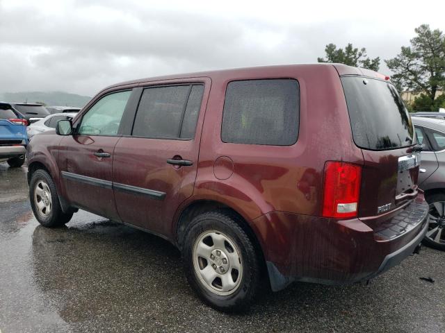 Photo 2 from auction – 2011 HONDA PILOT LX with VIN 5FNYF3H23BB020160