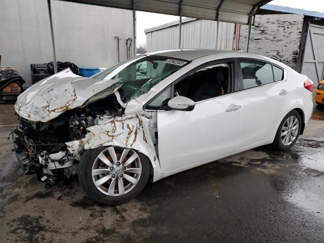 KIA FORTE EX 2014 with VIN KNAFX4A85E5202776 - Photo from auction