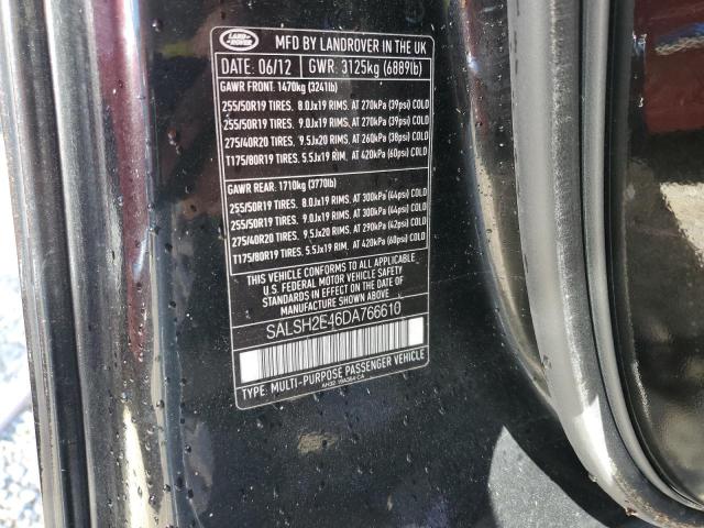 Photo 14 from auction – 2013 LAND ROVER RANGE ROVE with VIN SALSH2E46DA766610