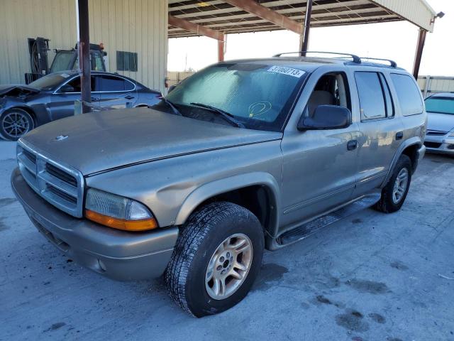 DODGE DURANGO 2003 with VIN 1D4HS48ZX3F597301 - Photo from auction