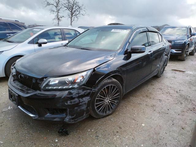 HONDA ACCORD EXL 2015 with VIN 1HGCR3F86FA020971 - Photo from auction