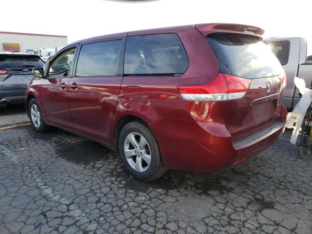 Photo 2 from auction – 2012 TOYOTA SIENNA BAS with VIN 5TDKA3DC8CS014788