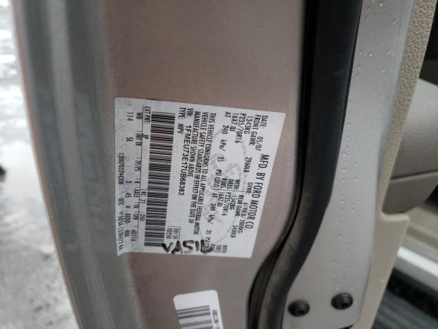 Photo 14 from auction – 2007 FORD EXPLORER X with VIN 1FMEU73E17UB68383