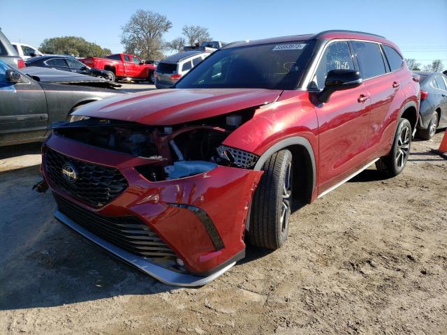 TOYOTA HIGHLANDER 2021 with VIN 5TDLZRAH9MS033545 - Photo from auction