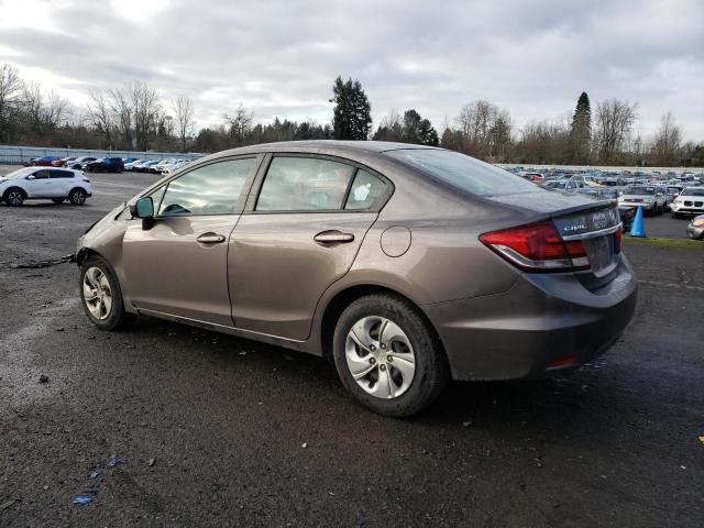 Photo 2 from auction – 2014 HONDA CIVIC LX with VIN 2HGFB2F55EH502025