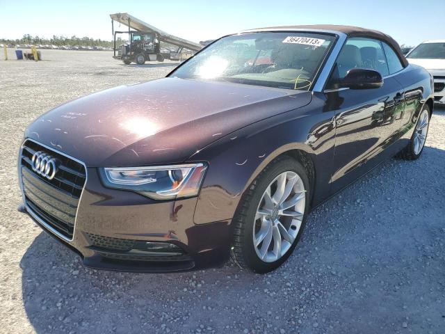 AUDI A5 PREMIUM 2014 with VIN WAUAFAFH5EN015753 - Photo from auction