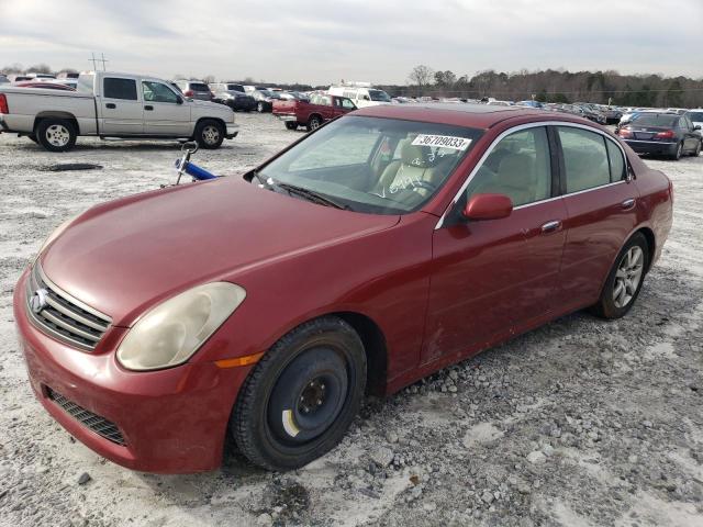 INFINITI G35 2005 with VIN JNKCV51E25M206991 - Photo from auction