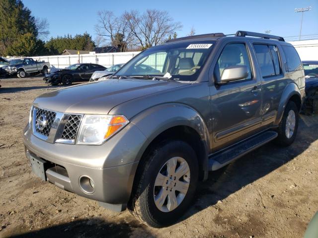 NISSAN PATHFINDER 2005 with VIN 5N1AR18WX5C770975 - Photo from auction