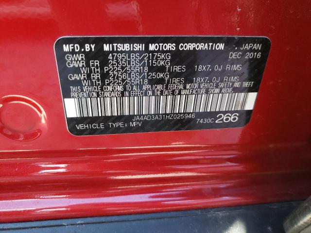 Photo 14 from auction – 2017 MITSUBISHI OUTLANDER with VIN JA4AD3A31HZ025946