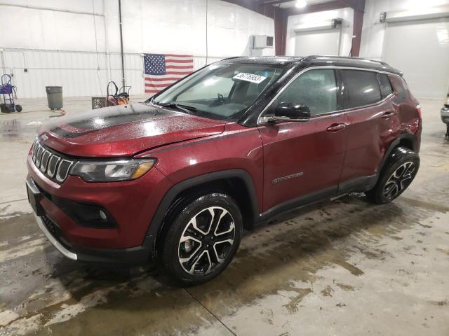 JEEP COMPASS LI 2022 with VIN 3C4NJDCB6NT183731 - Photo from auction