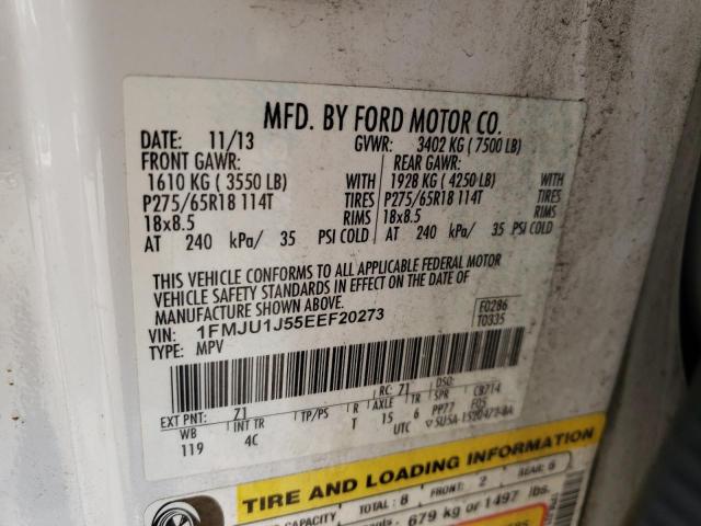 Photo 14 from auction – 2014 FORD EXPEDITION with VIN 1FMJU1J55EEF20273