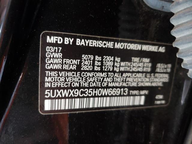 Photo 14 from auction – 2017 BMW X3 XDRIVE2 with VIN 5UXWX9C35H0W66913