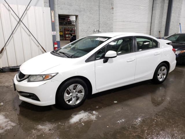 HONDA CIVIC LX 2013 with VIN 19XFB2F58DE023414 - Photo from auction