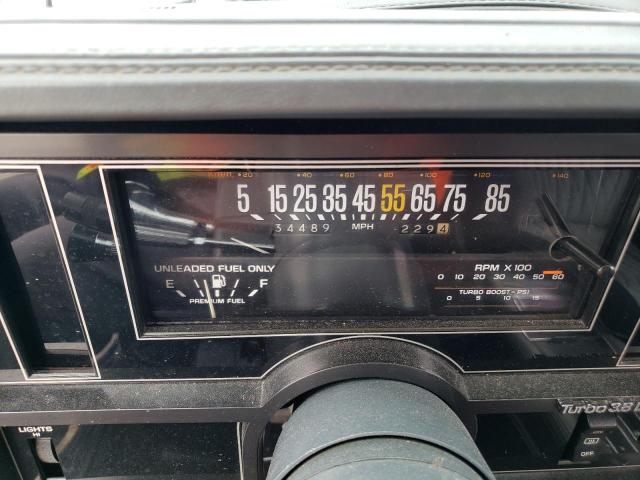 Photo 9 from auction – 1987 BUICK REGAL with VIN 1G4GJ1172HP458375