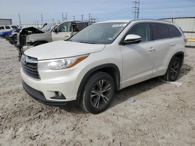 TOYOTA HIGHLANDER 2016 with VIN 5TDKKRFH1GS132518 - Photo from auction