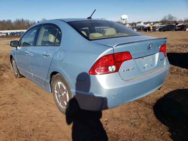 Photo 2 from auction – 2008 HONDA CIVIC HYBR with VIN JHMFA36268S014629