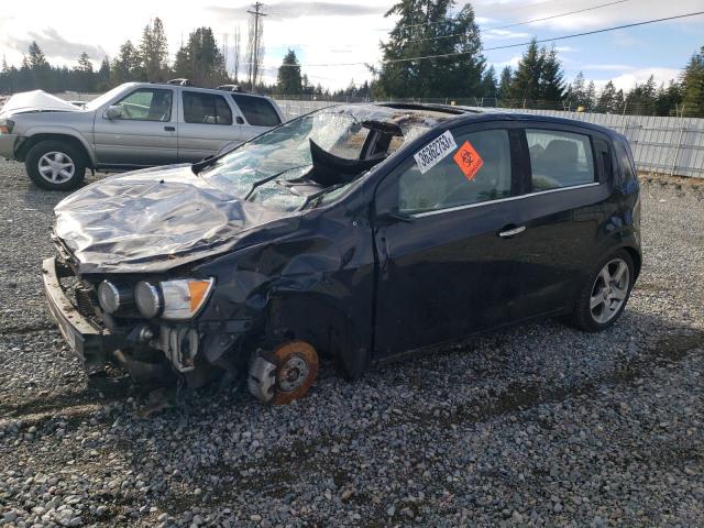 CHEVROLET SONIC LTZ 2012 with VIN 1G1JF6SB6C4130312 - Photo from auction