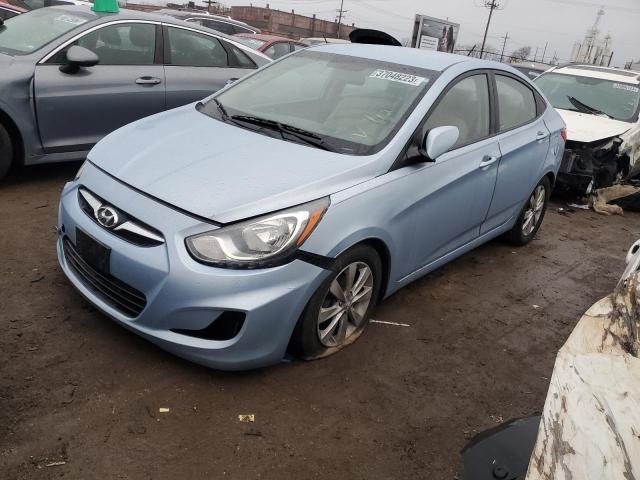 HYUNDAI ACCENT GLS 2012 with VIN KMHCU4AE5CU186033 - Photo from auction