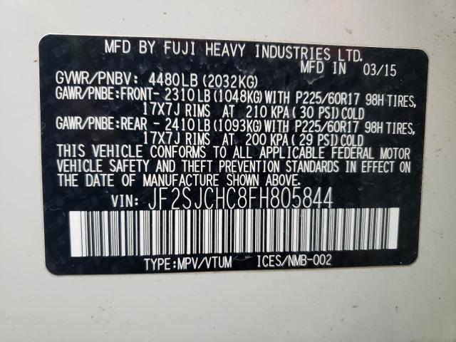 Photo 14 from auction – 2015 SUBARU FORESTER 2 with VIN JF2SJCHC8FH805844