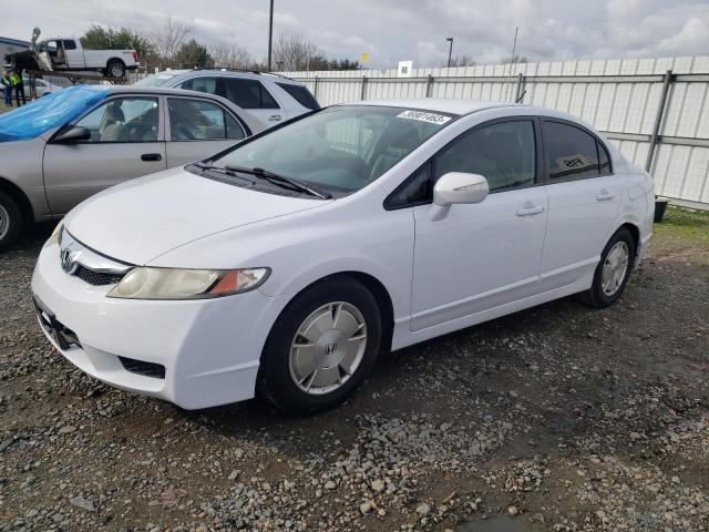 Photo 1 from auction – 2010 HONDA CIVIC HYBR with VIN JHMFA3F21AS001891