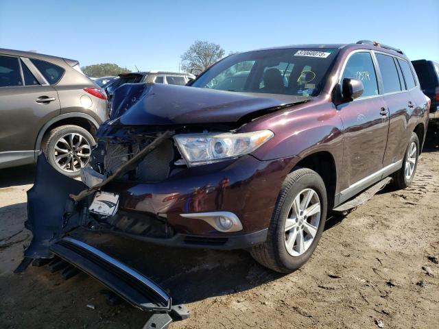 TOYOTA HIGHLANDER 2013 with VIN 5TDBK3EH6DS254432 - Photo from auction