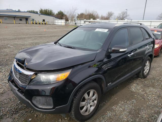 KIA SORENTO LX 2013 with VIN 5XYKTDA20DG338540 - Photo from auction