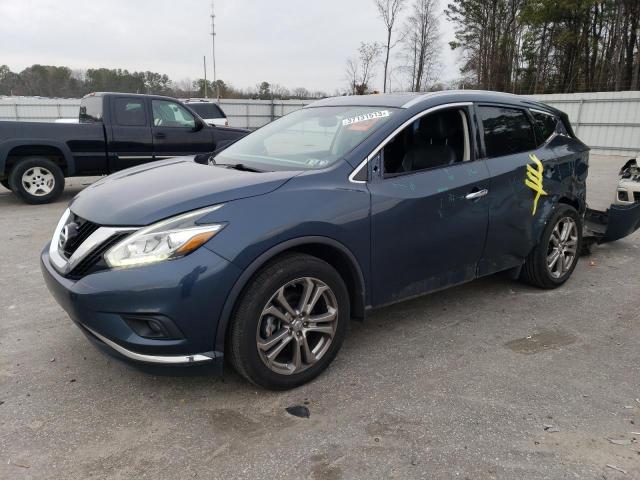 NISSAN MURANO 2016 with VIN 5N1AZ2MH8GN170802 - Photo from auction
