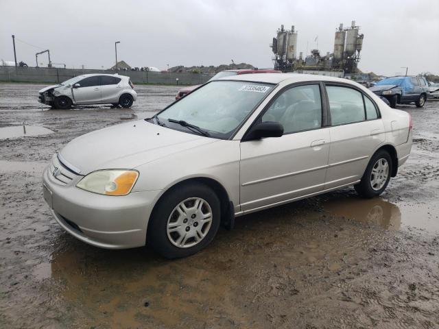 Photo 1 from auction – 2002 HONDA CIVIC LX with VIN 2HGES16542H583343