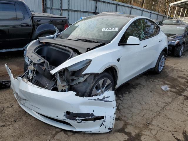 TESLA MODEL Y 2021 with VIN 5YJYGDEE9MF122289 - Photo from auction