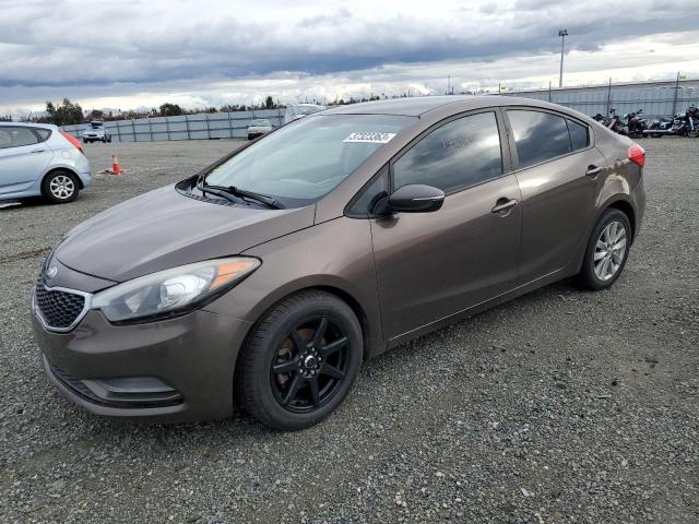KIA FORTE LX 2014 with VIN KNAFX4A68E5214466 - Photo from auction