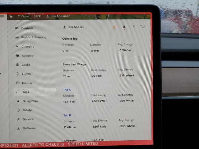Photo 9 from auction – 2022 TESLA MODEL Y with VIN 7SAYGDEF6NF524431