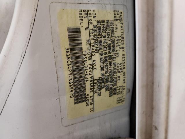 Photo 14 from auction – 2012 NISSAN VERSA S with VIN 3N1BC1CP9CK814470