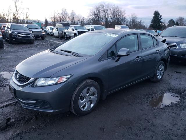 HONDA CIVIC LX 2013 with VIN 2HGFB2F51DH558199 - Photo from auction