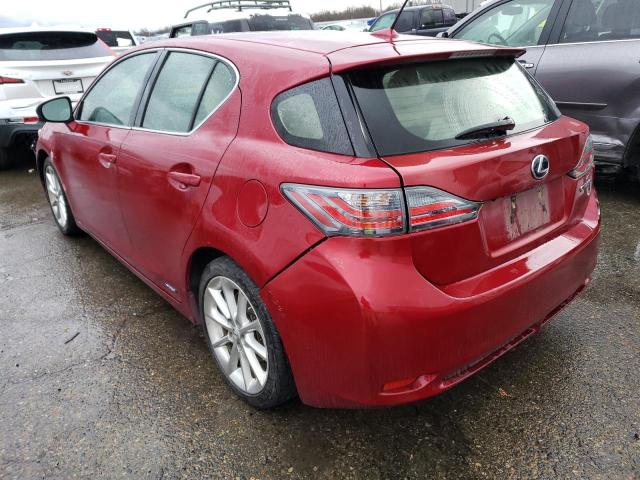 Photo 2 from auction – 2012 LEXUS CT 200 with VIN JTHKD5BH3C2101215