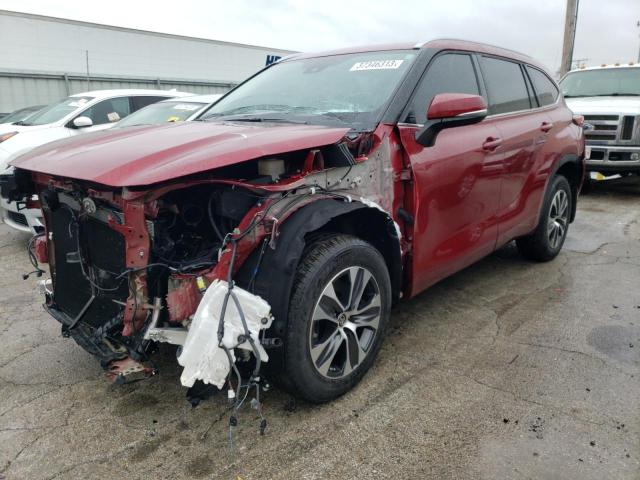 Photo 1 from auction – 2021 TOYOTA HIGHLANDER with VIN 5TDGZRBH9MS531258